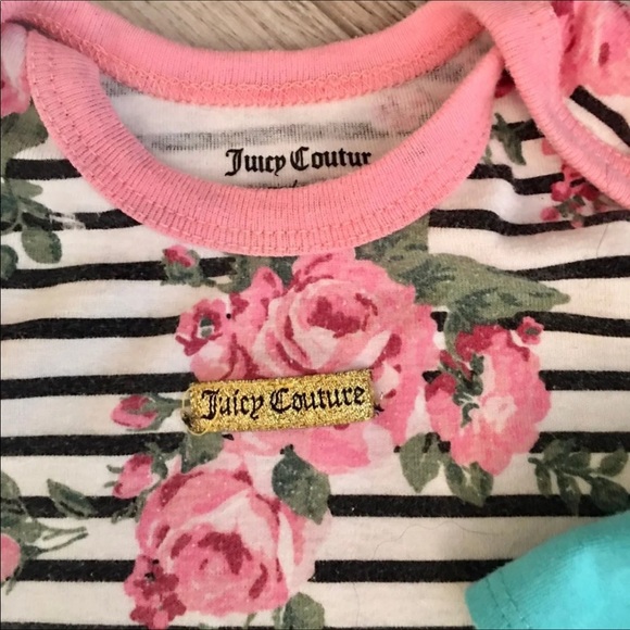 Juicy Couture Onesies 3pc Set - Picture 3 of 7